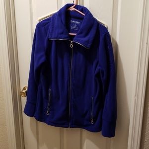 Calvin klein zip up sweatshirt